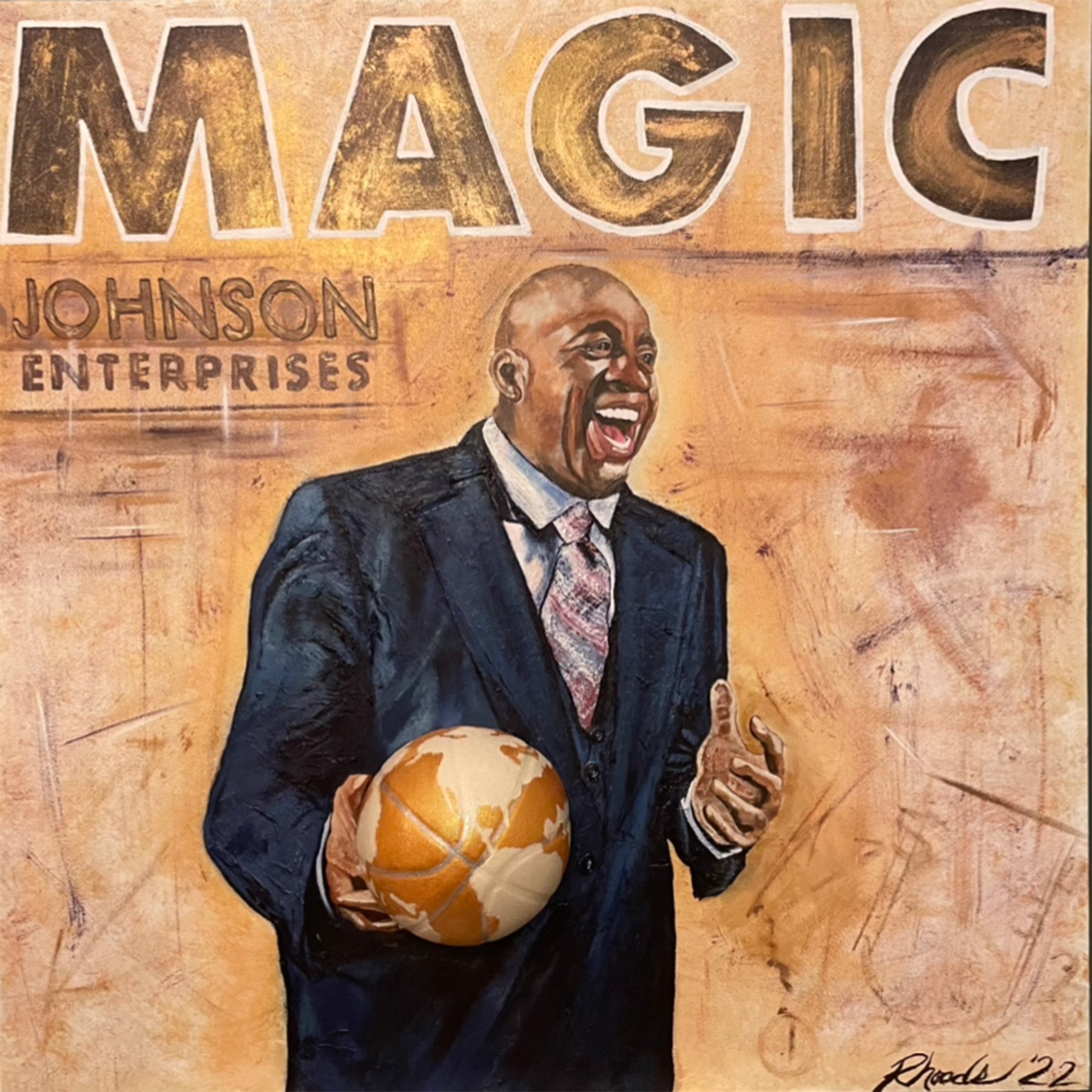 Basketball Forever - Magic Johnson's trophy room. Showtime baby. -  Source24Designs
